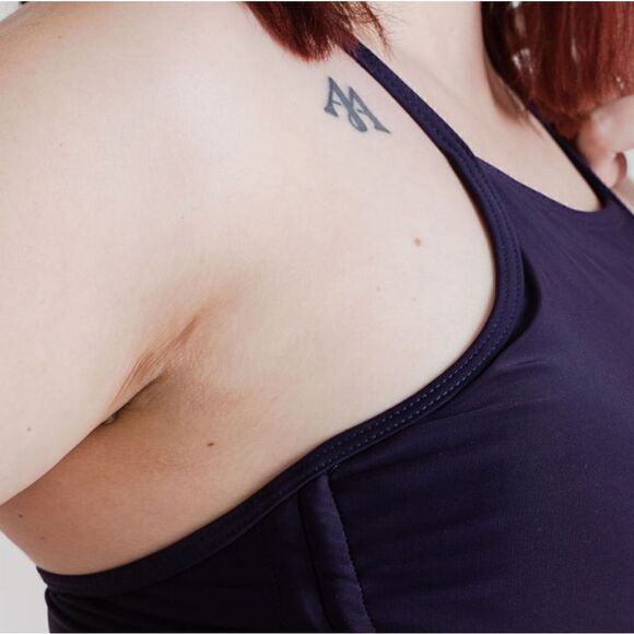 NWT Deep Purple Tankini Full Coverage, Cross Straps Rushed Draw Str… - Picture 12 of 12